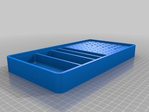 mpcnc dw660 tool bit-tray Inhaber - Boxen bit Schaftfräser 3d print model - Mito3D
