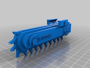 1911 hicappa underslung chainsaw 3d printing 3d print model - Mito3D