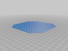 calibration centimeter grid 3d printing tests 3d print model - Mito3D