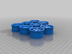 tuner wheel kit 110 3d printing 3d print model - Mito3D