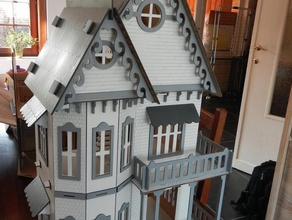 gotischen Haus - Spielzeug Spiele 3d print model - Mito3D