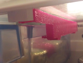 lg geladeira queijo titular caixa substituição partes openscad 3d print model - Mito3D