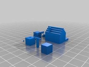 3d-slash Kuchen estanter&iacutea Requisiten 3d print model - Mito3D