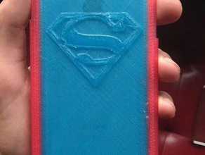 iphone 7-superman-Fall 3d drucken 7 der Fall 3d print model - Mito3D