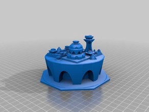 rowan Stadt Kunst kundengebundene science-fiction Spielzeug 3d print model - Mito3D