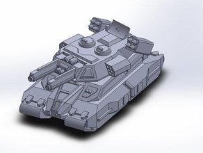 ferro de granadeiros hobgoblin superheavy tanque gi joe brinquedos jogos 3d print model - Mito3D