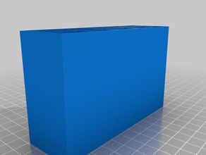 il mio personalizzato scatola di immagazzinaggio 15 cassetti organizzazione 3d print model - Mito3D