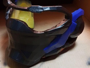 soldato 76 maschera facciale costume 3d print model - Mito3D