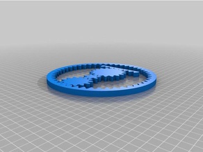 fast parametric involute spur gears engineering 3d print model - Mito3D