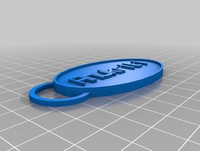 anukriti Finale Schlüsselanhänger angepasst 3d print model - Mito3D