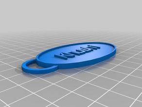 final khushi keychains customized 3d print model - Mito3D