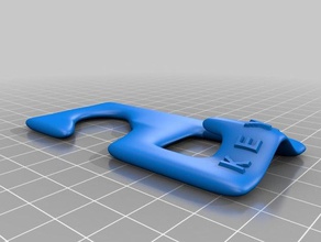 Tür-Griff-Schlüssel-Halter Container 3d print model - Mito3D