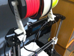anet a8 3 rollos filamento con solo piezas super estable 3d a impressora os acessórios impresora soporte 3d print model - Mito3D