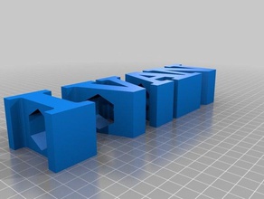 ivan porta-lápis sinais logotipos personalizado 3d print model - Mito3D