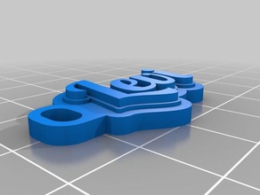levi keychain keychains customized 3d print model - Mito3D