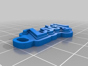 zs&oacutefi kulcstart&oacute i portachiavi personalizzato 3d print model - Mito3D