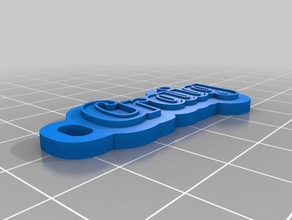 craig tag keychains customized 3d print model - Mito3D