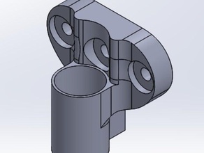 laser de luz titular partes 3d print model - Mito3D