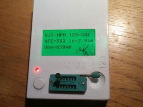 cas gm328a composant testeur de l'électronique openscad transistor 3d print model - Mito3D