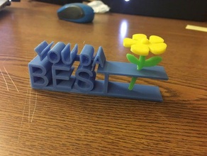 you da best office desk desktop toy flower 3d print model - Mito3D