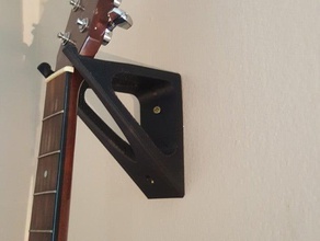 guitar wall bracket household supplies 3d print model - Mito3D