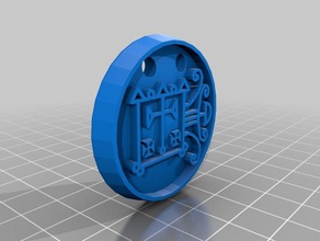 Amulett orobas Schmuck 3d print model - Mito3D