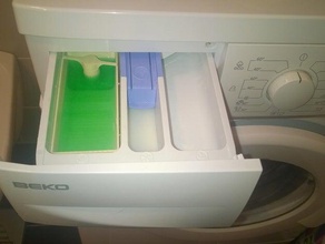 detergente líquido do recipiente agregado familiar a máquina de lavar roupa 3d print model - Mito3D