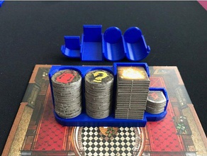 mansions madness 2ed token tray cover toy game accessories mansion 3d print model - Mito3D