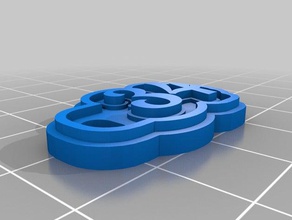 34 Schlüsselanhänger angepasst 3d print model - Mito3D