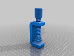 diy clamp customizable 3d print model - Mito3D