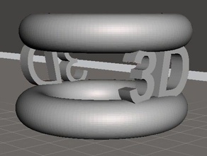 3d ring rings 3d print model - Mito3D