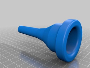 susophane mouthpiece music 3d print model - Mito3D