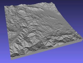 hamburger hill lernen 3d relief-Karte Geodäsie Geographie relief Topographie viet nam 3d print model - Mito3D