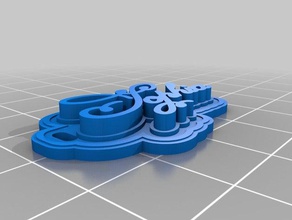 sophia letradesen chaveiros personalizado 3d print model - Mito3D