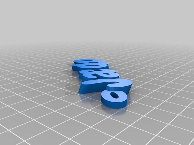 letras jacobo - Organisation angepasst 3D print model - Mito3D