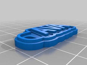 ava llaveros personalizado 3d print model - Mito3D