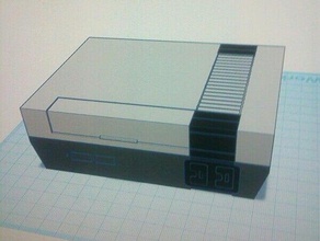 gaming-Konsole rasp pi-3-kompatibel Requisiten classic nes retro 3d print model - Mito3D