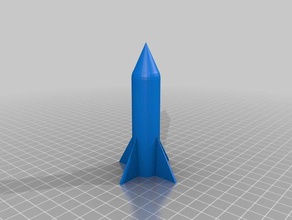 modelo de cohete mecánica juguetes 3d print model - Mito3D