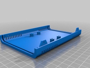 parte inferior de la caja electrónica personalizado 3d print model - Mito3D
