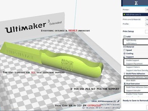 couteau personnalisé joel dire la main outils 3d print model - Mito3D