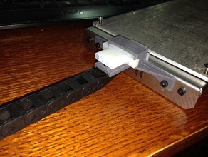 mp select mini bed chain drag mounts 3d printer parts monoprice 3d print model - Mito3D