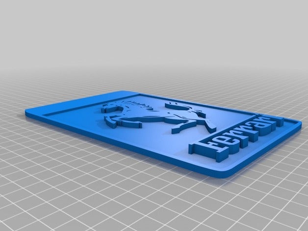 ferrari logo 3d printing 3D print model - Mito3D