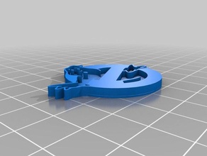 ghostbusters logo 3d stampa 3d print model - Mito3D
