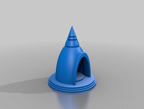 little pagoda buildings structures 3d print model - Mito3D
