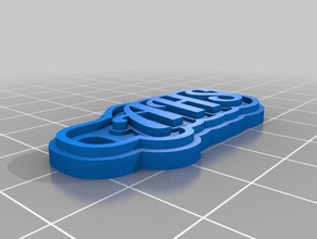 ahs llavero llaveros personalizado 3d print model - Mito3D
