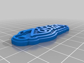 zolt&aacuten Schlüsselanhänger angepasst 3d print model - Mito3D
