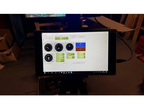 fpv tablet holder rc vehicles 3d print model - Mito3D