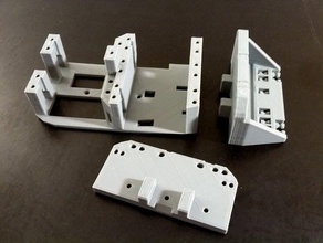 inmoov servobed v6 tensioner modded robotics 3d print model - Mito3D