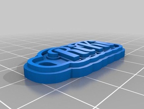 llavero riki chaveiros personalizado 3d print model - Mito3D