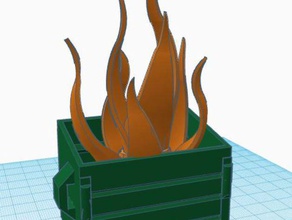 dumpster fire other 2016 3d print model - Mito3D